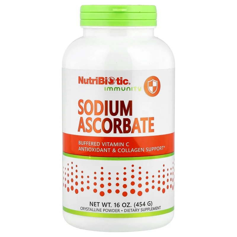 NutriBiotic, Immunity, Sodium Ascorbate, Crystalline Powder, 16 oz (454 g)
