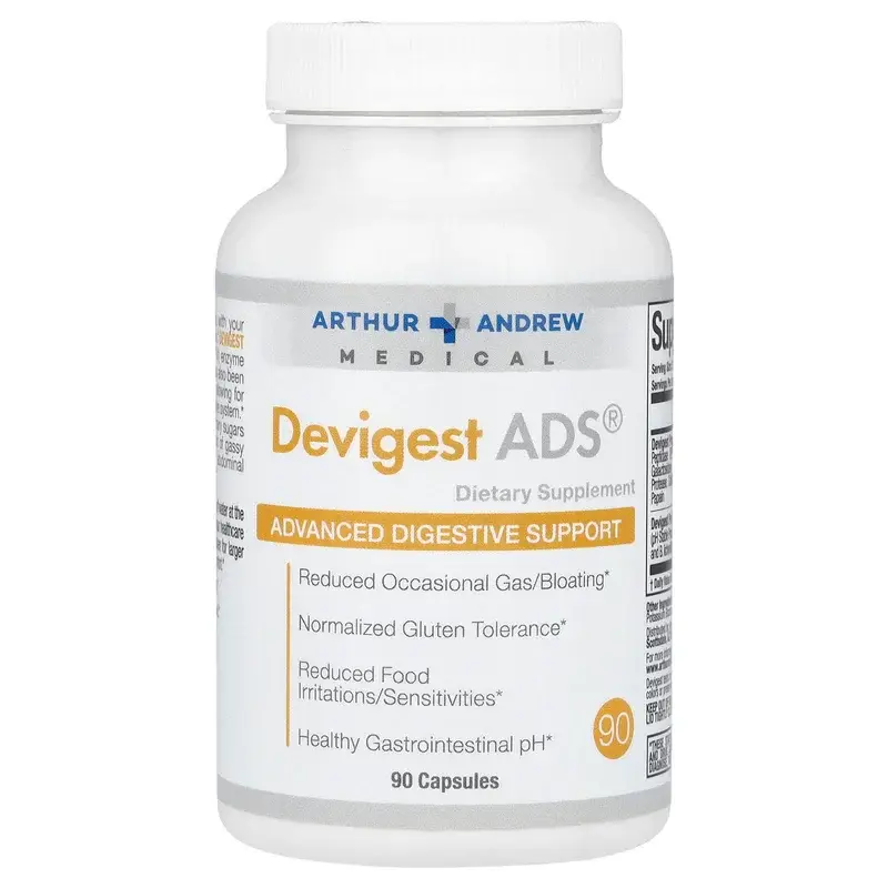 Arthur Andrew Medical, Devigest ADS, Advanced Digestive Support, 90 Capsules