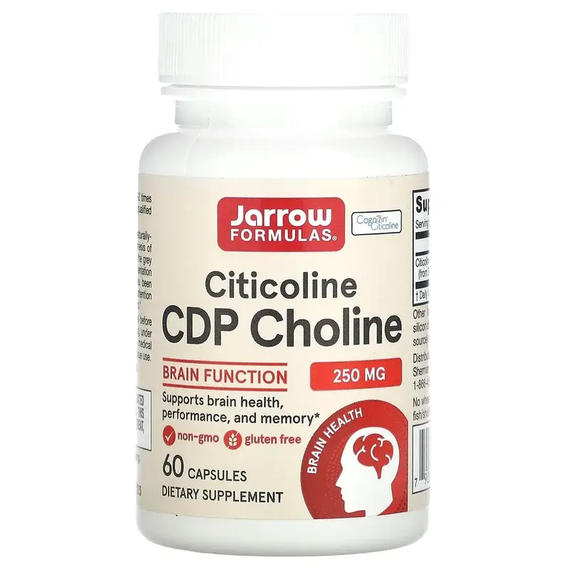 Jarrow Formulas, Citicoline, 250 mg, 60 Capsules