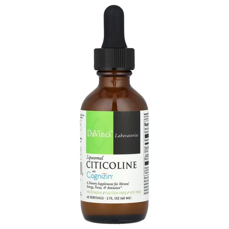 DaVinci Laboratories, Liposomal Citicoline with Cognizin®, 2 fl oz (60 ml)