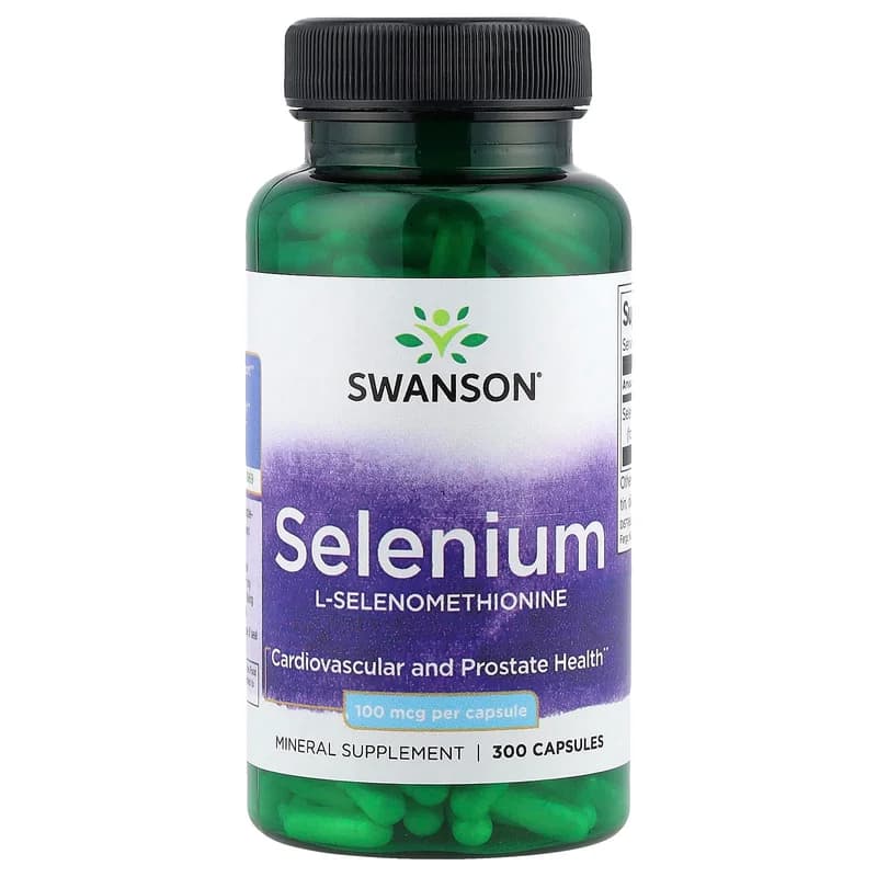 Swanson, Selenium, 100 mcg, 300 Capsules