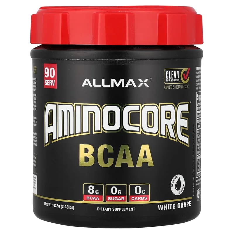 ALLMAX, AMINOCORE™ BCAA, White Grape, 2.28 lbs (1,035 g)