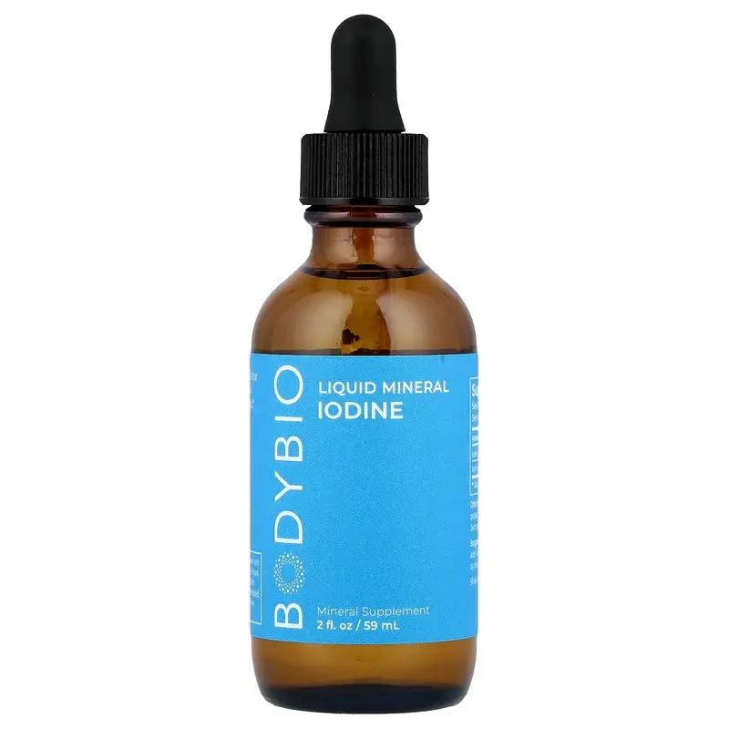 BodyBio, Iodine Liquid Mineral, 2 fl oz (59 ml)
