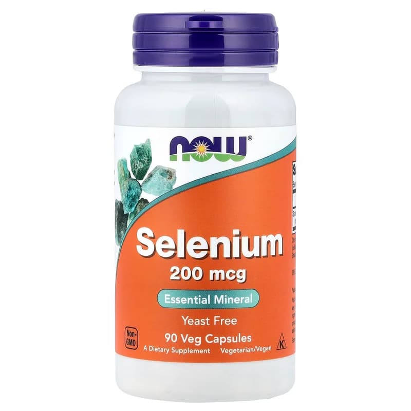 NOW Foods, Selenium, 200 mcg, 90 Veg Capsules