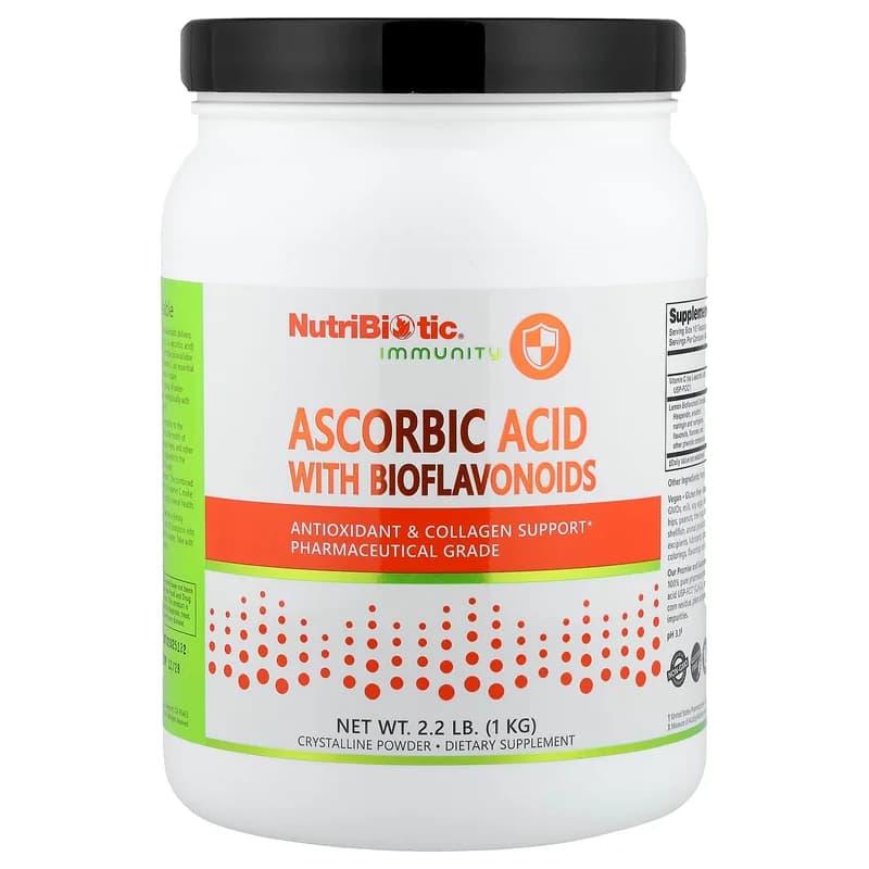 NutriBiotic, Immunity, Ascorbic Acid with Bioflavonoids, 2.2 lb (1 kg)