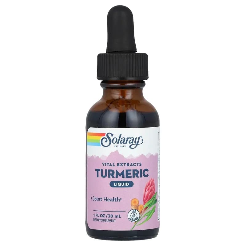 Solaray, Vital Extracts, Turmeric Liquid, 1,000 mg, 1 fl oz (30 ml)