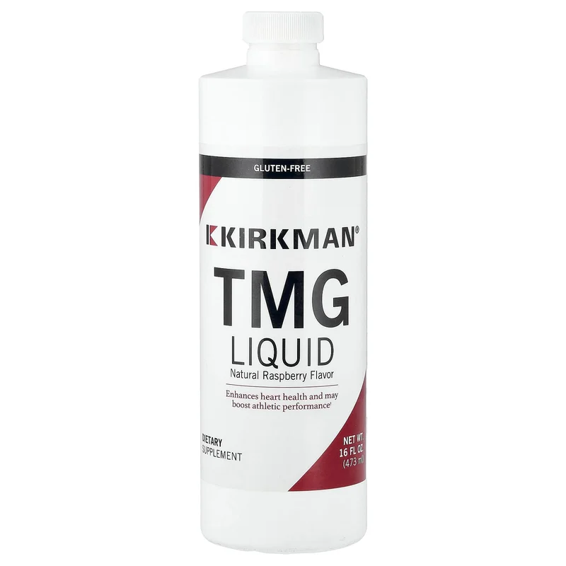 Kirkman Labs, TMG Liquid, Natural Raspberry, 16 fl oz (473 ml)
