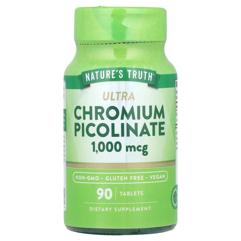 Nature's Truth, Ultra Chromium Picolinate, 1,000 mcg, 90 Tablets