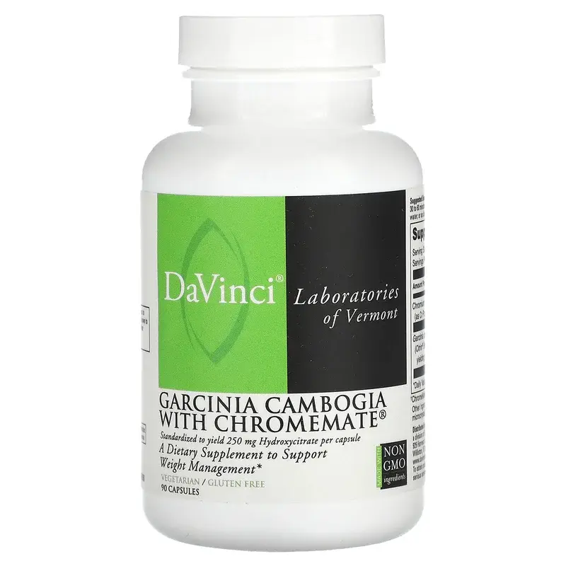 DaVinci Laboratories, Garcinia Cambogia With Chromeamte, 9 Capsules