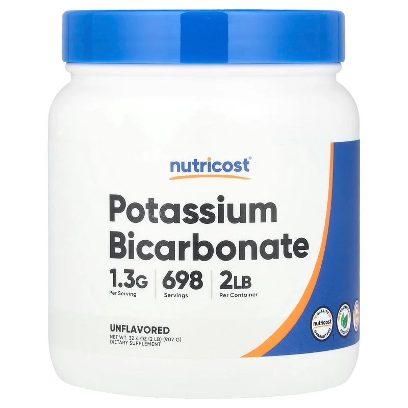 Nutricost, Potassium Bicarbonate, Unflavored, 32.4 oz (907 g)