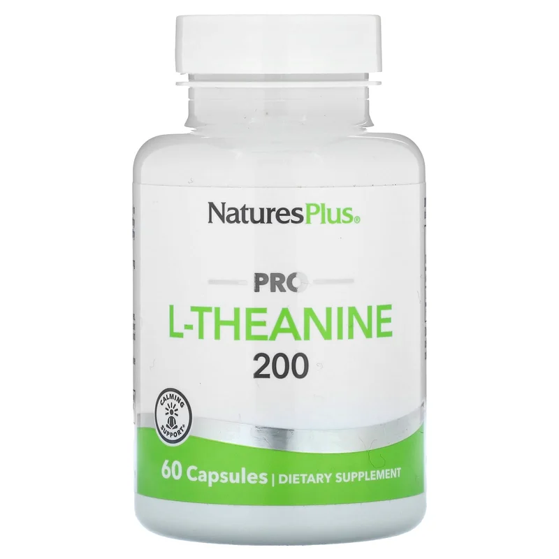 NaturesPlus, Pro L-Theanine 200, 60 Capsules (200 mg per Capsule)