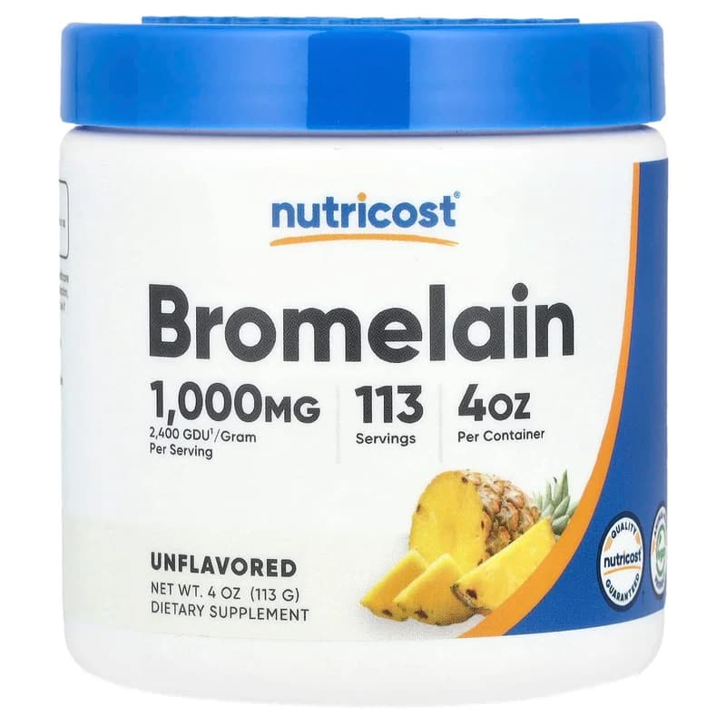 Nutricost, Bromelain, Unflavored , 4 oz (113 g)
