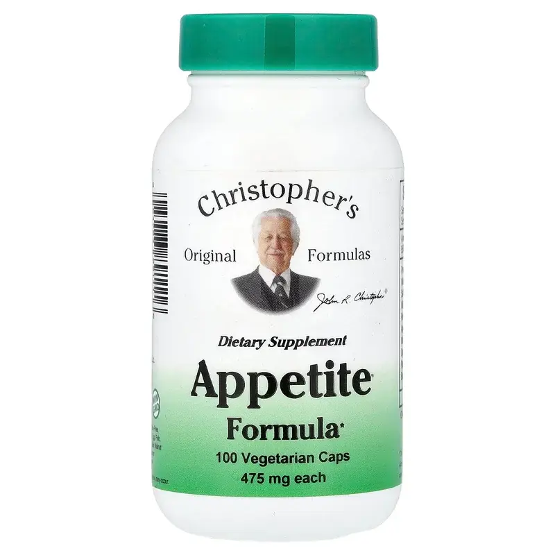 Christopher's Original Formulas, Appetite Formula, 100 Vegetarian Caps