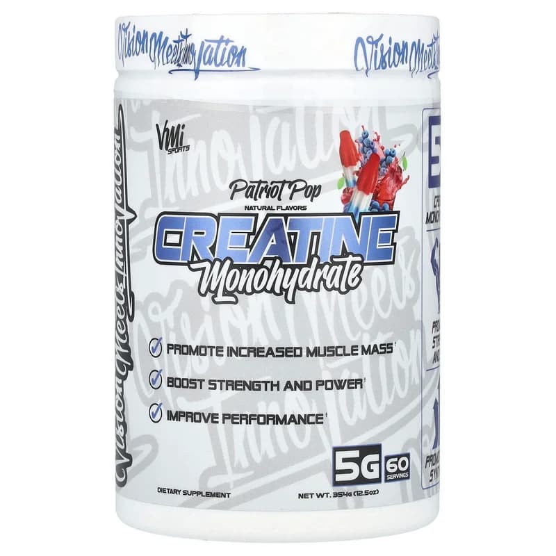 VMI Sports, Creatine Monohydrate, Patriot Pop, 12.5 oz (354 g)