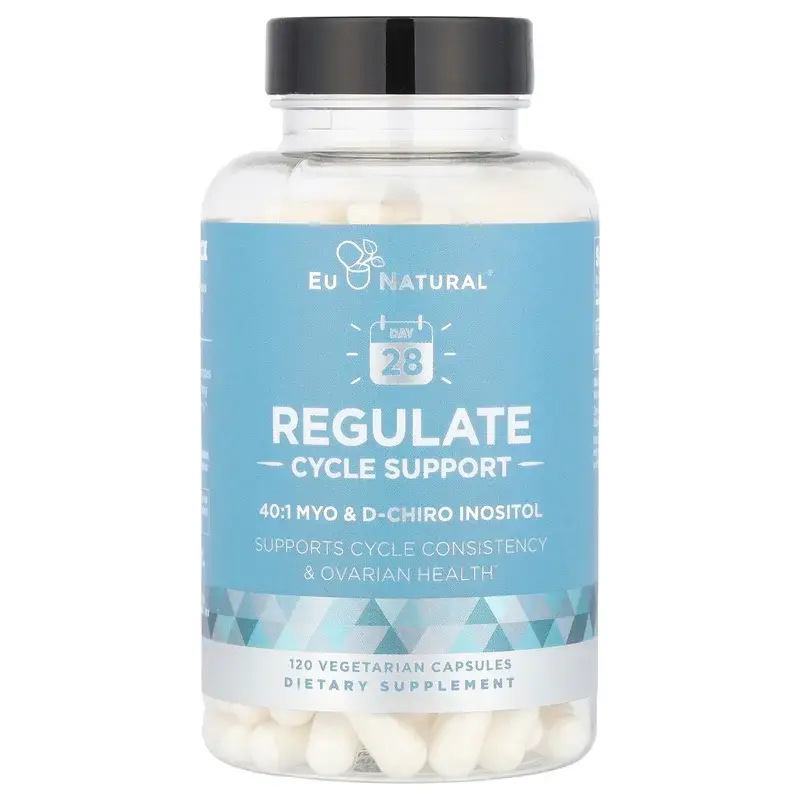 Eu Natural, Regulate, Cycle Support, 120 Vegetarian Capsules