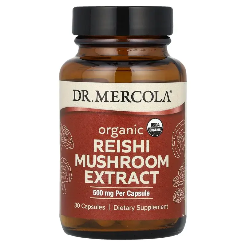Dr. Mercola, Organic Reishi Mushroom Extract, 30 Capsules