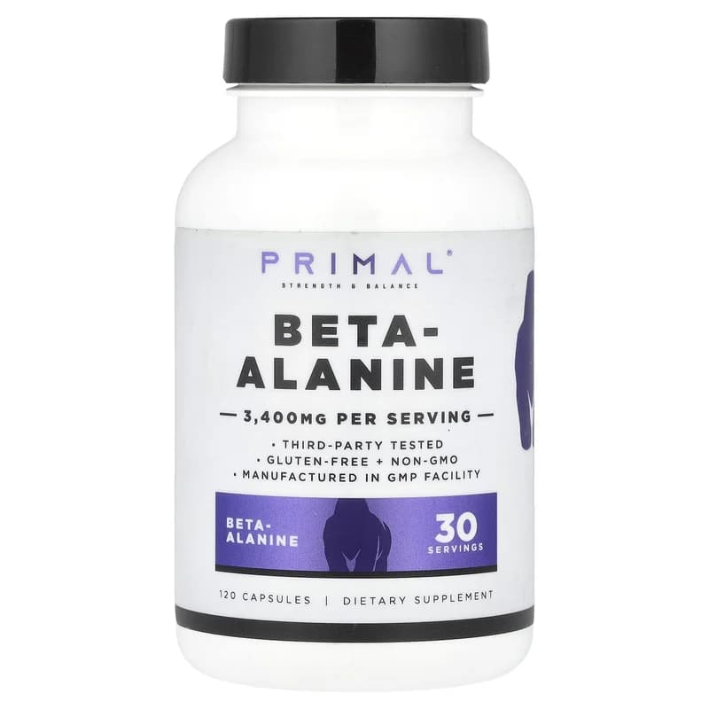 PrePrimal, Beta-Alanine, 120 Capsules (850 mg per Capsule)