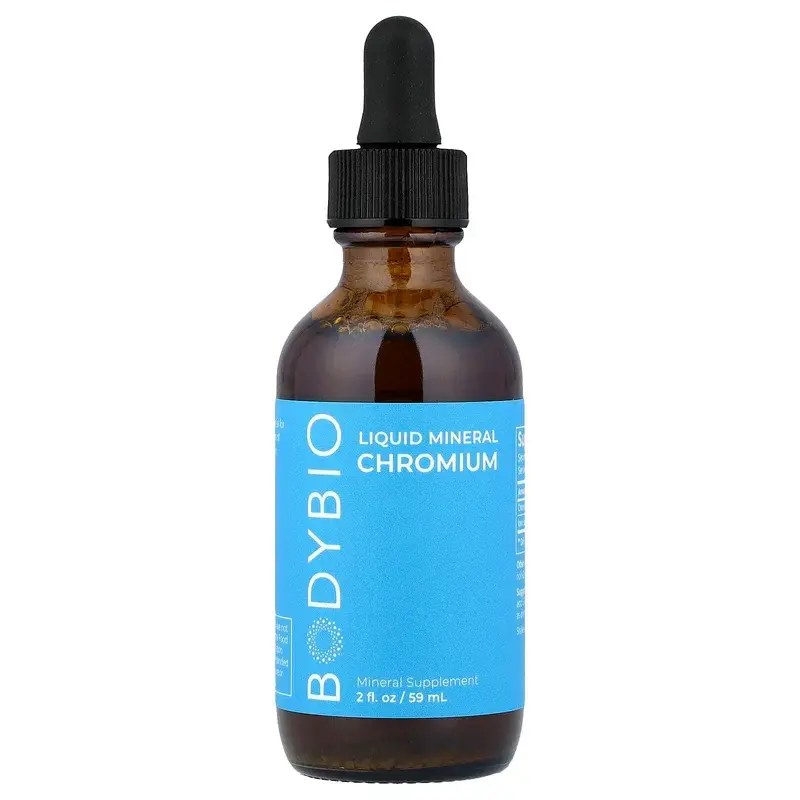 BodyBio, Liquid Mineral Chromium , 2 fl oz (59 ml)