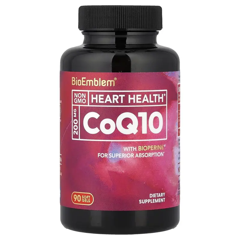 BioEmblem, CoQ10 with BioPerine®, 90 Soft Gels