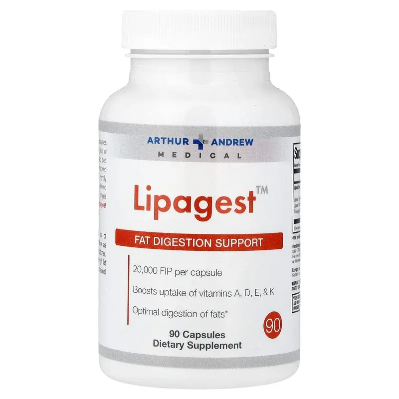 Arthur Andrew Medical, Lipagest™, 90 Capsules