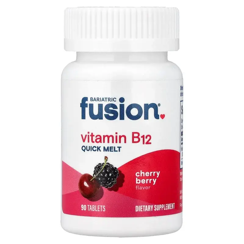 Bariatric Fusion, Vitamin B12, Quick Melt, Cherry Berry, 90 Tablets