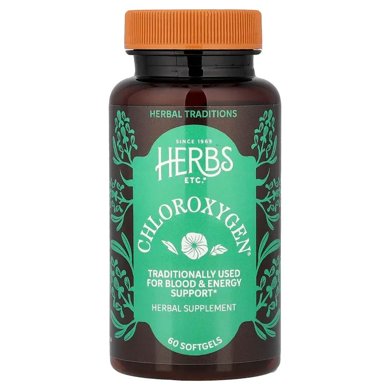 Herbs Etc., ChlorOxygen®, 60 Softgels