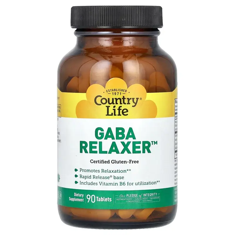 Country Life, GABA Relaxer, 90 Tablets