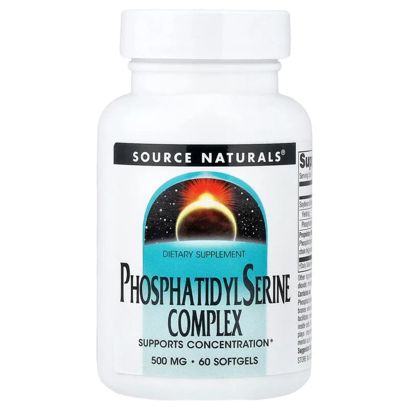 Source Naturals, Phosphatidyl Serine Complex, 60 Softgels