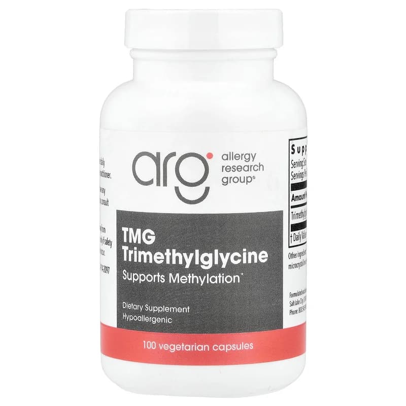Allergy Research Group, TMG, 100 Vegetarian Capsules (750 mg Per capsule)