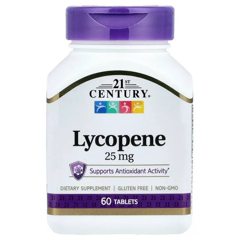 21st Century, Lycopene, 25 mg, 60 Tablets