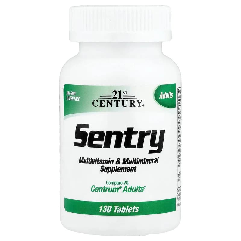 21st Century, Sentry, Adults Multivitamin & Multimineral Supplement, 130 Tablets