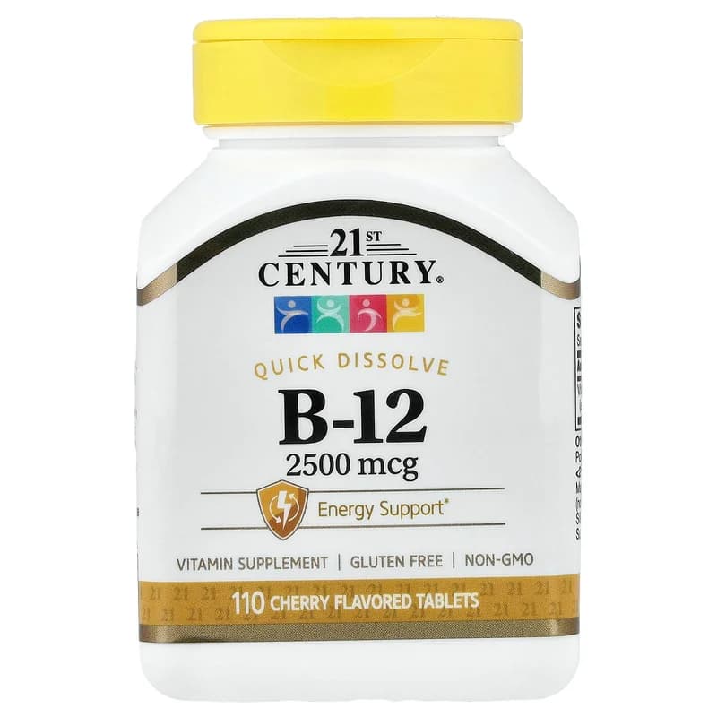 21st Century, Vitamin B-12, Cherry, 2,500 mcg, 110 Tablets