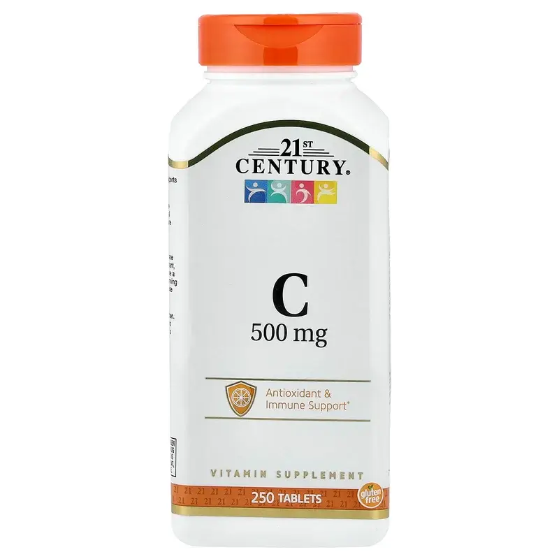 21st Century, Vitamin C, 500 mg, 250 Tablets