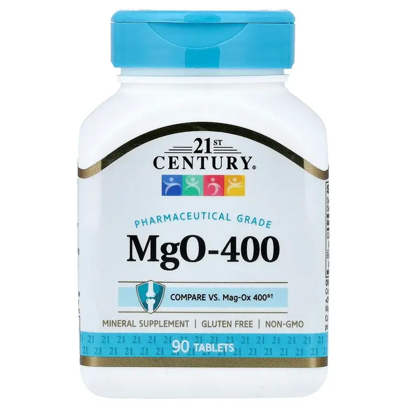 21st Century, MgO-400, 90 Tablets