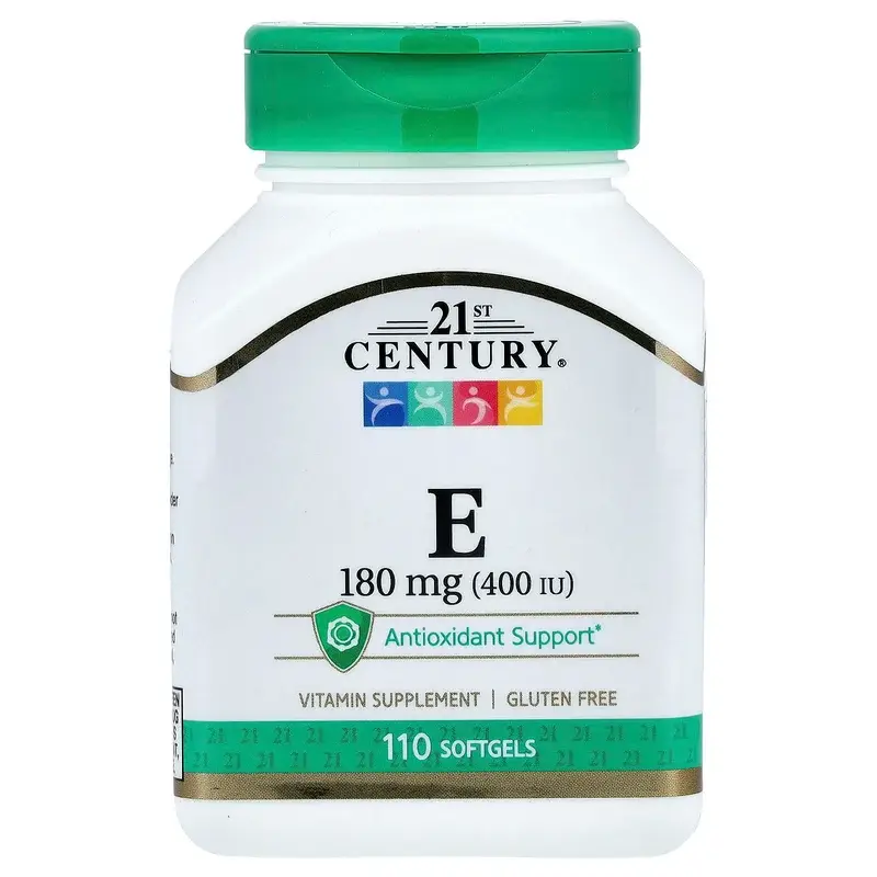 21st Century, Vitamin E, 180 mg (400 IU), 110 Softgels