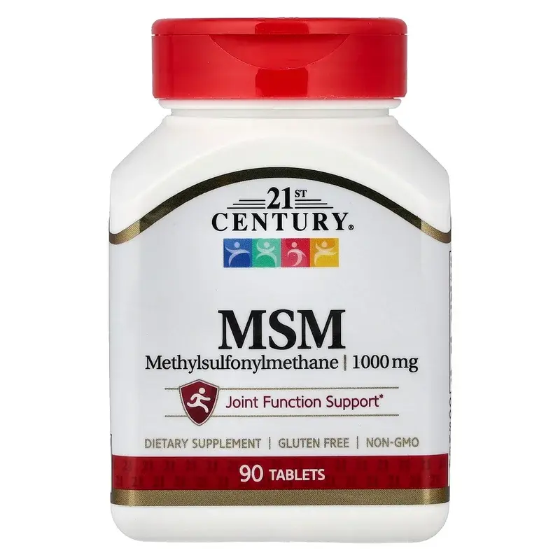 21st Century, MSM, 1,000 mg, 90 Tablets