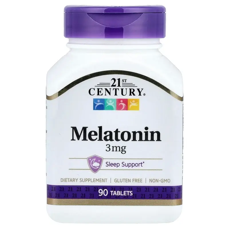 21st Century, Melatonin, 3 mg, 90 Tablets