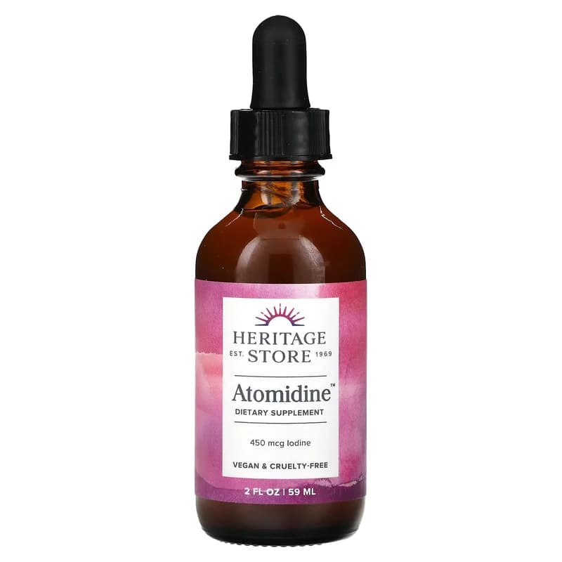 Heritage Store, Atomidine, 450 mcg, 2 fl oz (59 ml)