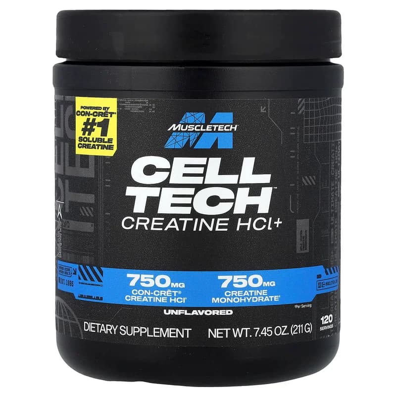 MuscleTech, Cell Tech™ Creatine HCL+, Unflavored, 7.45 oz (211 g)