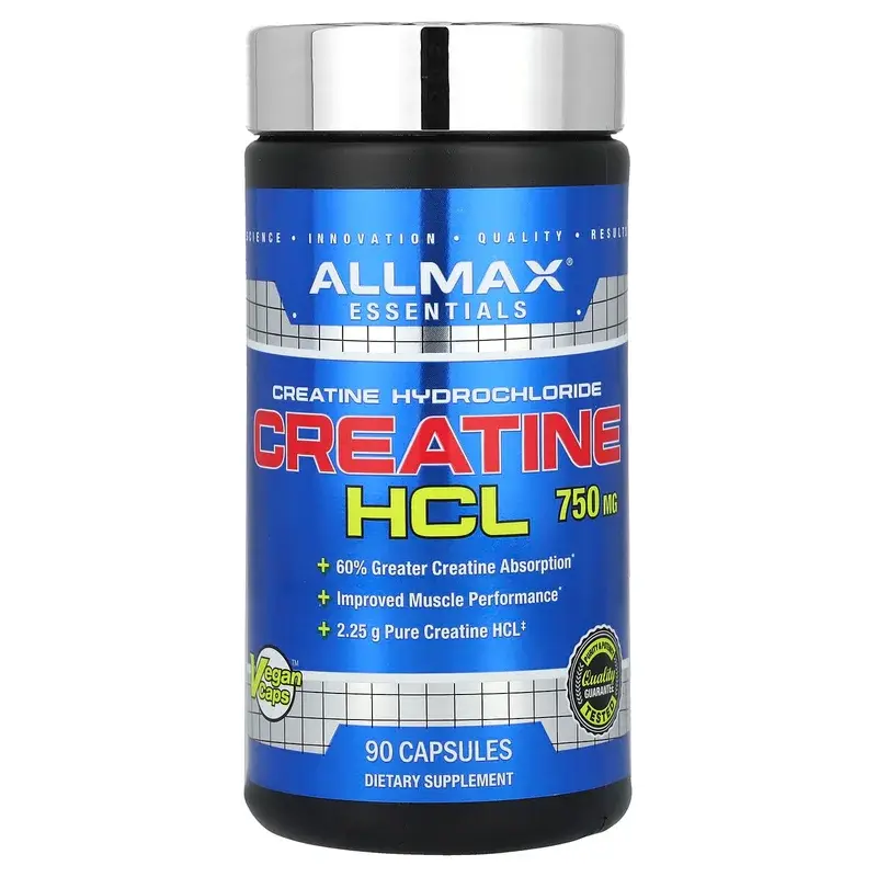 ALLMAX, Creatine HCL, 750 mg, 90 Capsules