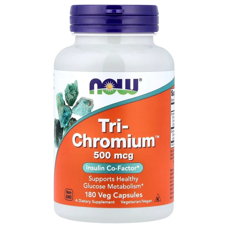 NOW Foods, Tri-Chromium™, 180 Veg Capsules