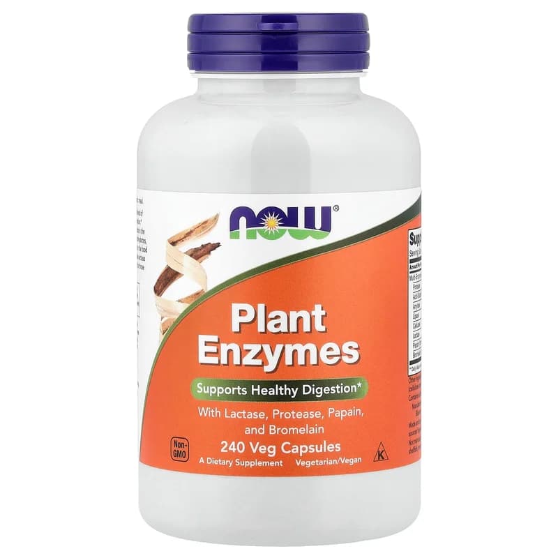 NOW Foods, Plant Enzymes, 240 Veg Capsules