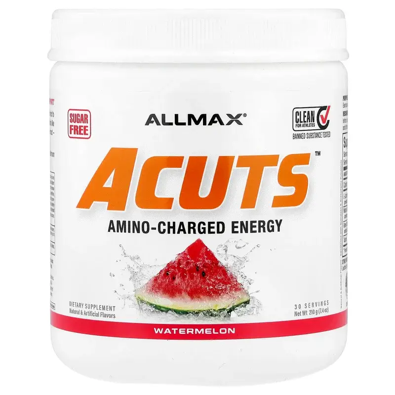 ALLMAX, ACUTS™, Amino-Charged Energy, Watermelon, 7.4 oz (210 g)