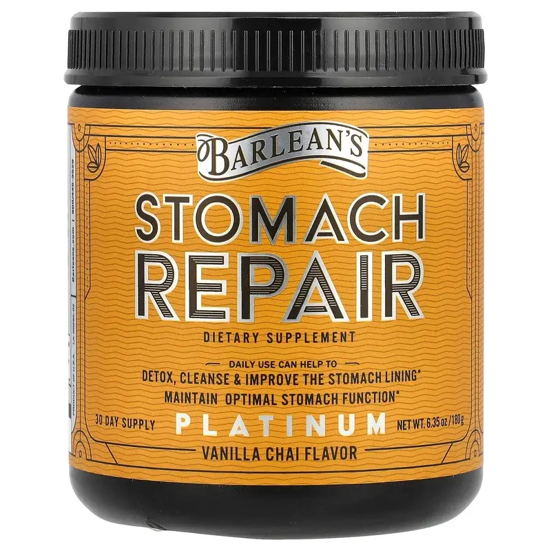 Barlean's, Stomach Repair, Vanilla Chai , 6.35 oz (180 g)