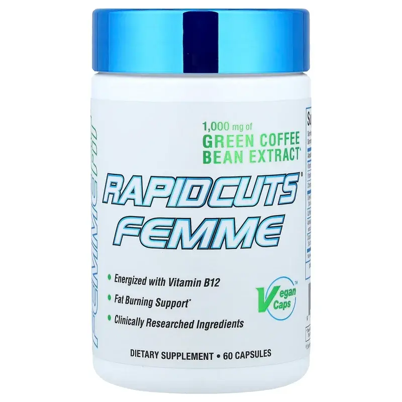 ALLMAX, RAPIDCUTS® Femme, Green Coffee Bean Extract, 60 Capsules